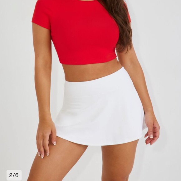 White circle skort/skirt - Picture 5 of 7